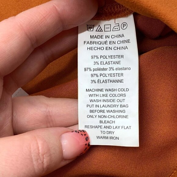 Michael Kors Maple Leaf Orange Skinny Slacks - NWT - Picture 5 of 6